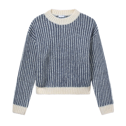 Petroleum Ribbed Sweater