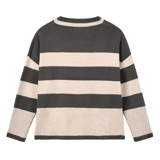Hunter Green Stripe Sweater