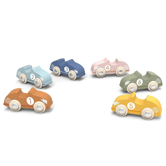 Wooden Vintage Racing Cars