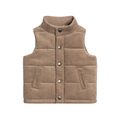 Idris Corduroy Snap Vest