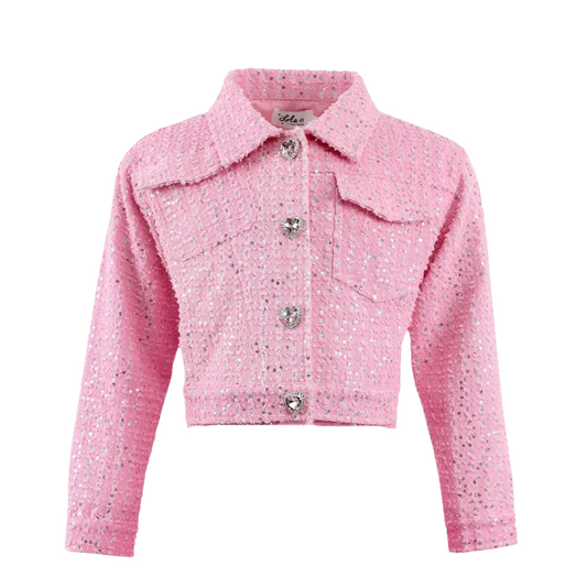 Rosie Shimmer Denim Shacket