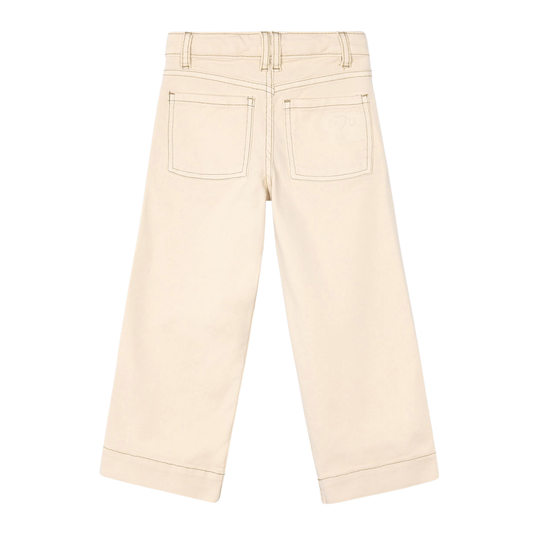 Almond Wide Leg Pants