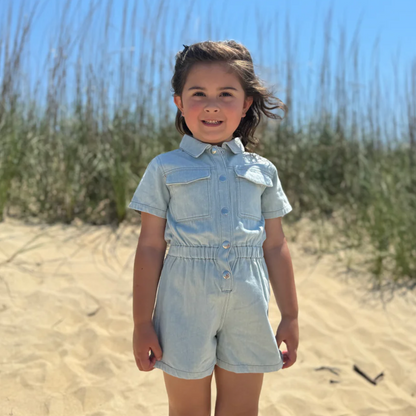 Light Denim Addison Romper