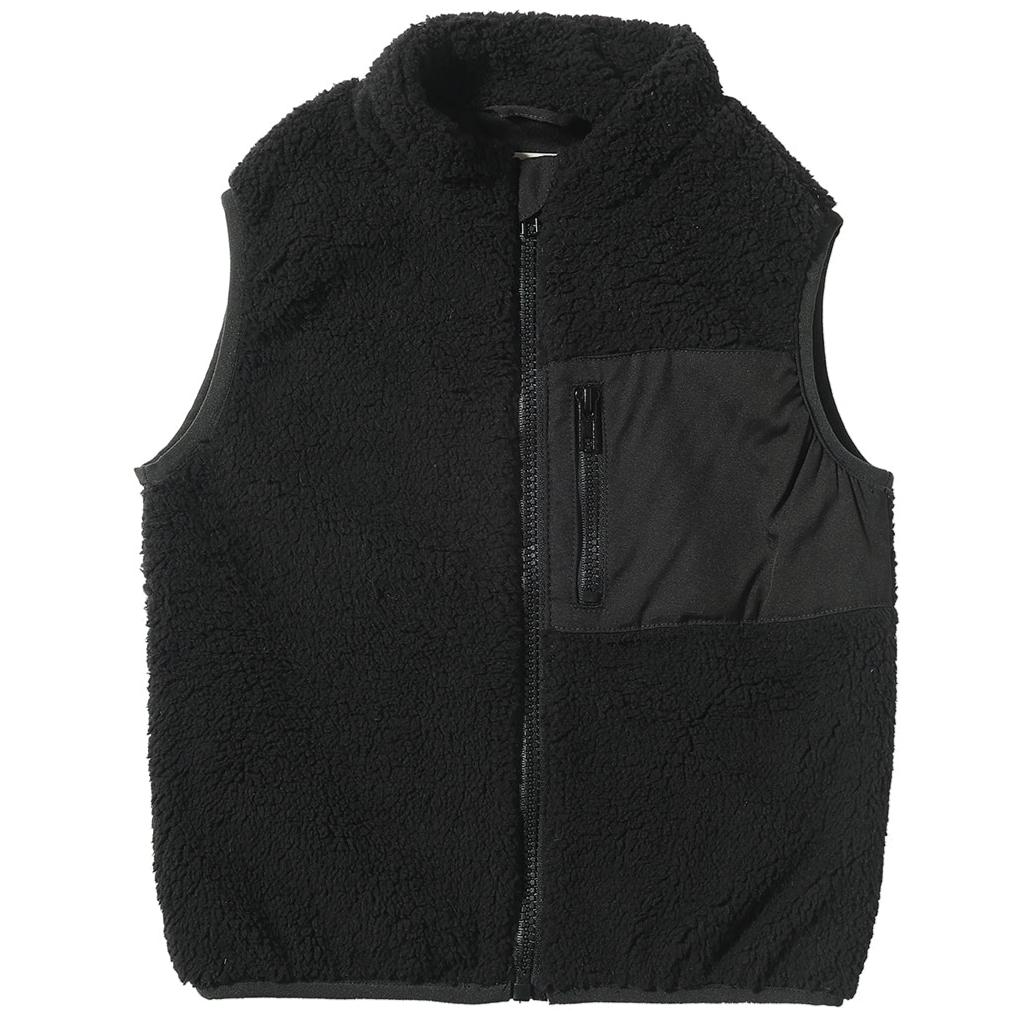 Black Sherpa Vest