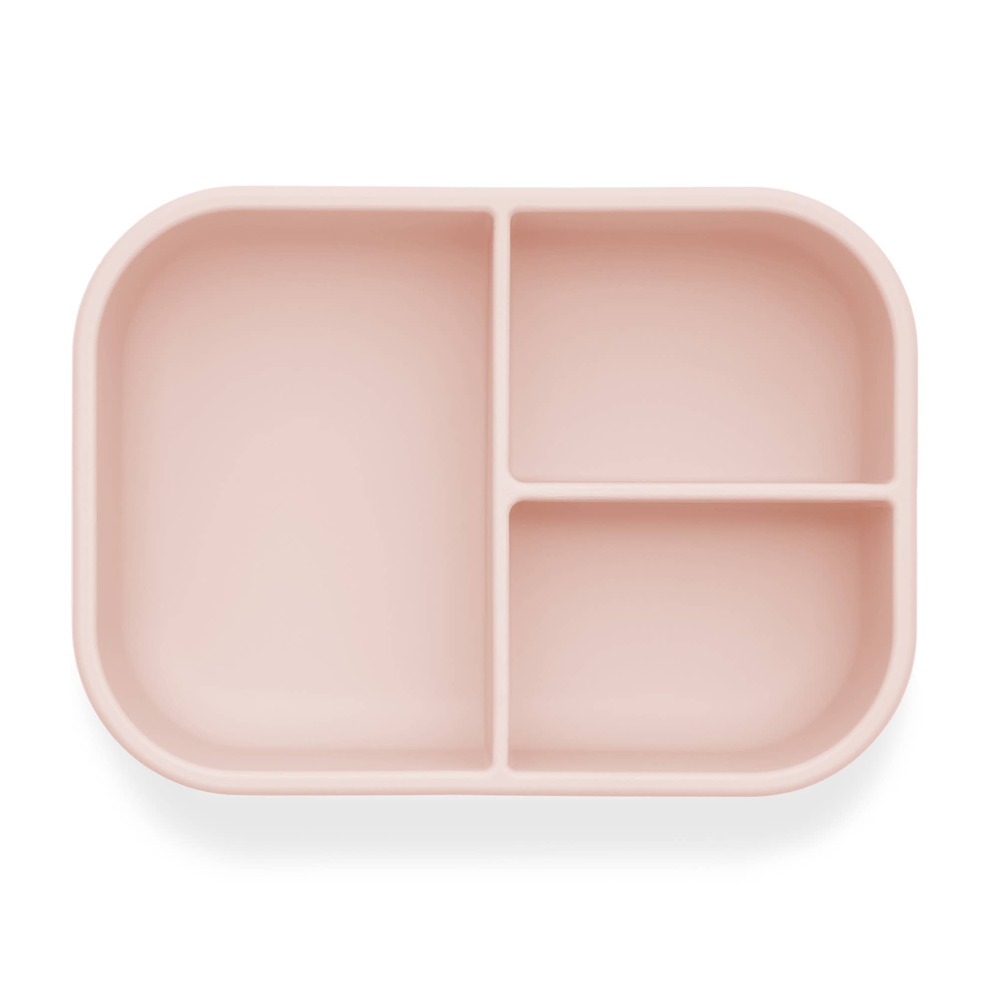 Ali+Oli Leakproof Silicone Bento Box (Blush) Back to School
