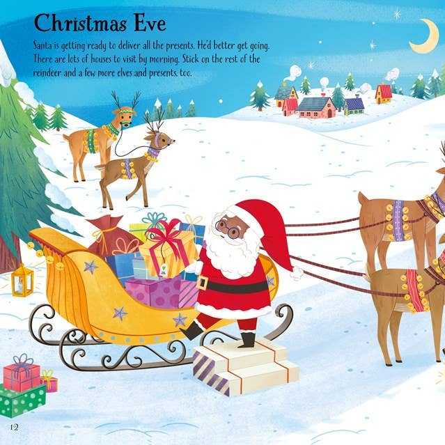 First Sticker Book Christmas : Usborne