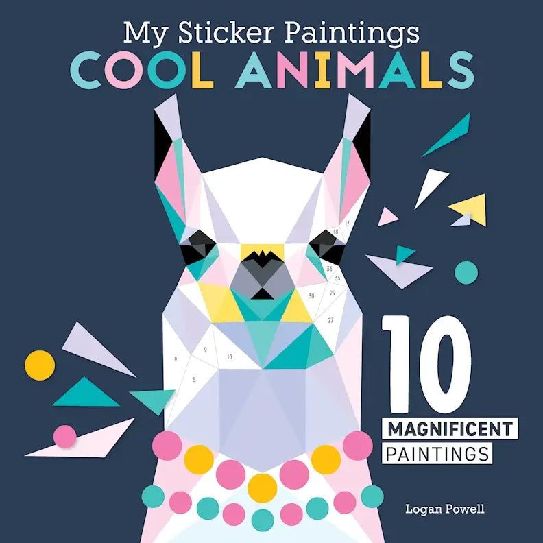 My Sticker Paintings: Cool Animals Activity Book