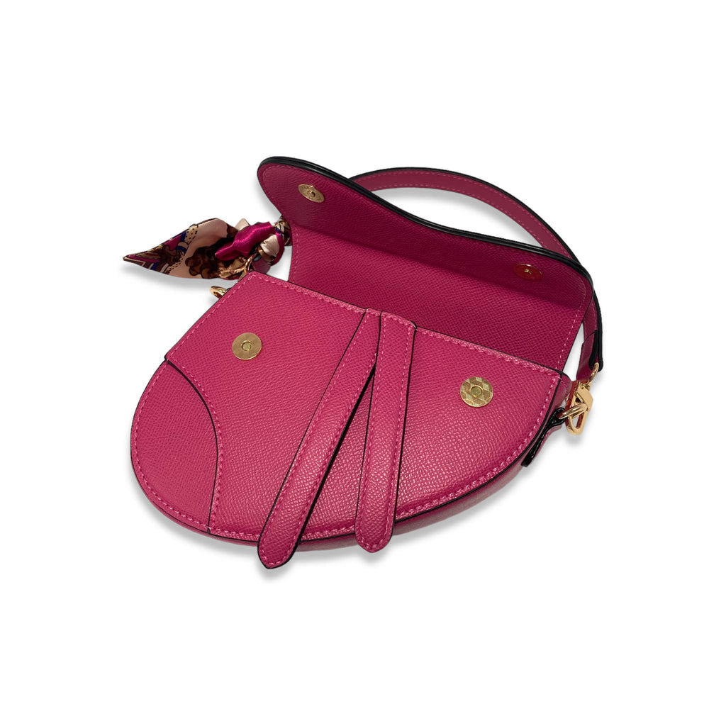 Large Saddle Purse w/ Scarf