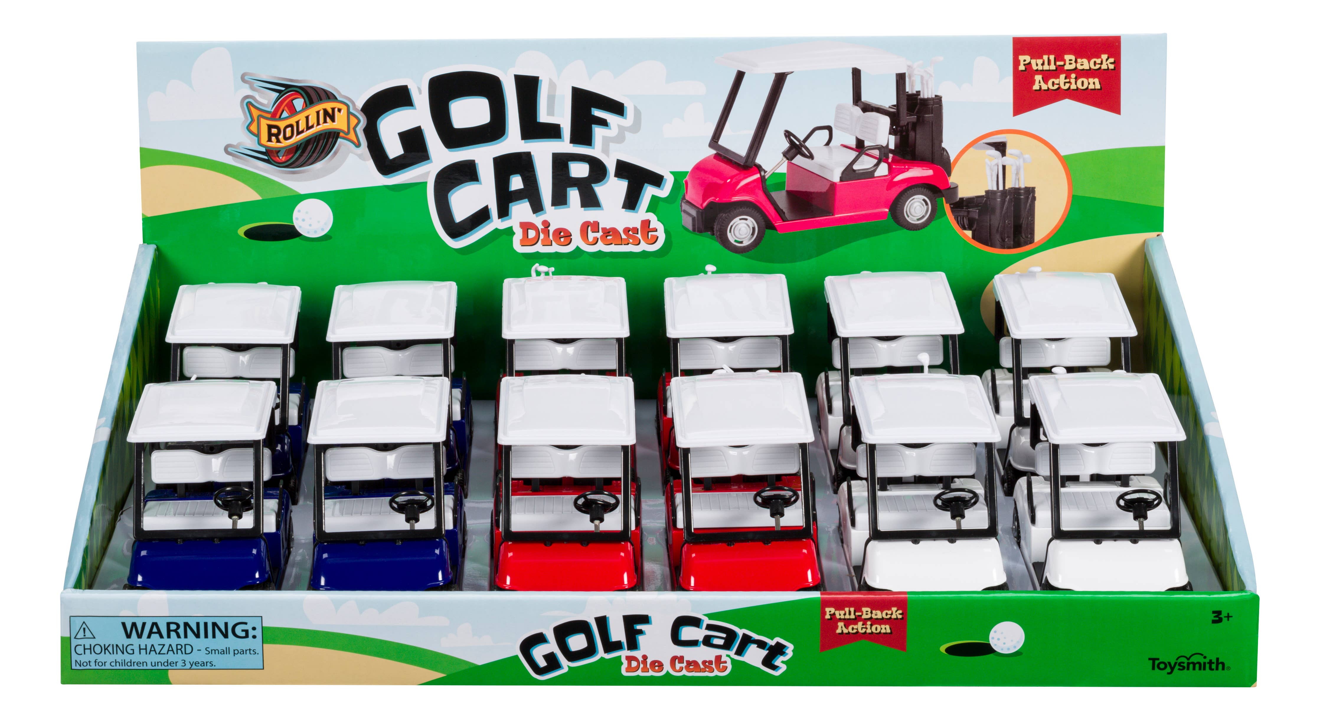 Rollin' Pull-Back Golf Cart