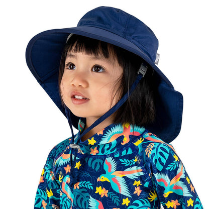 Navy Cotton Adventure Hat