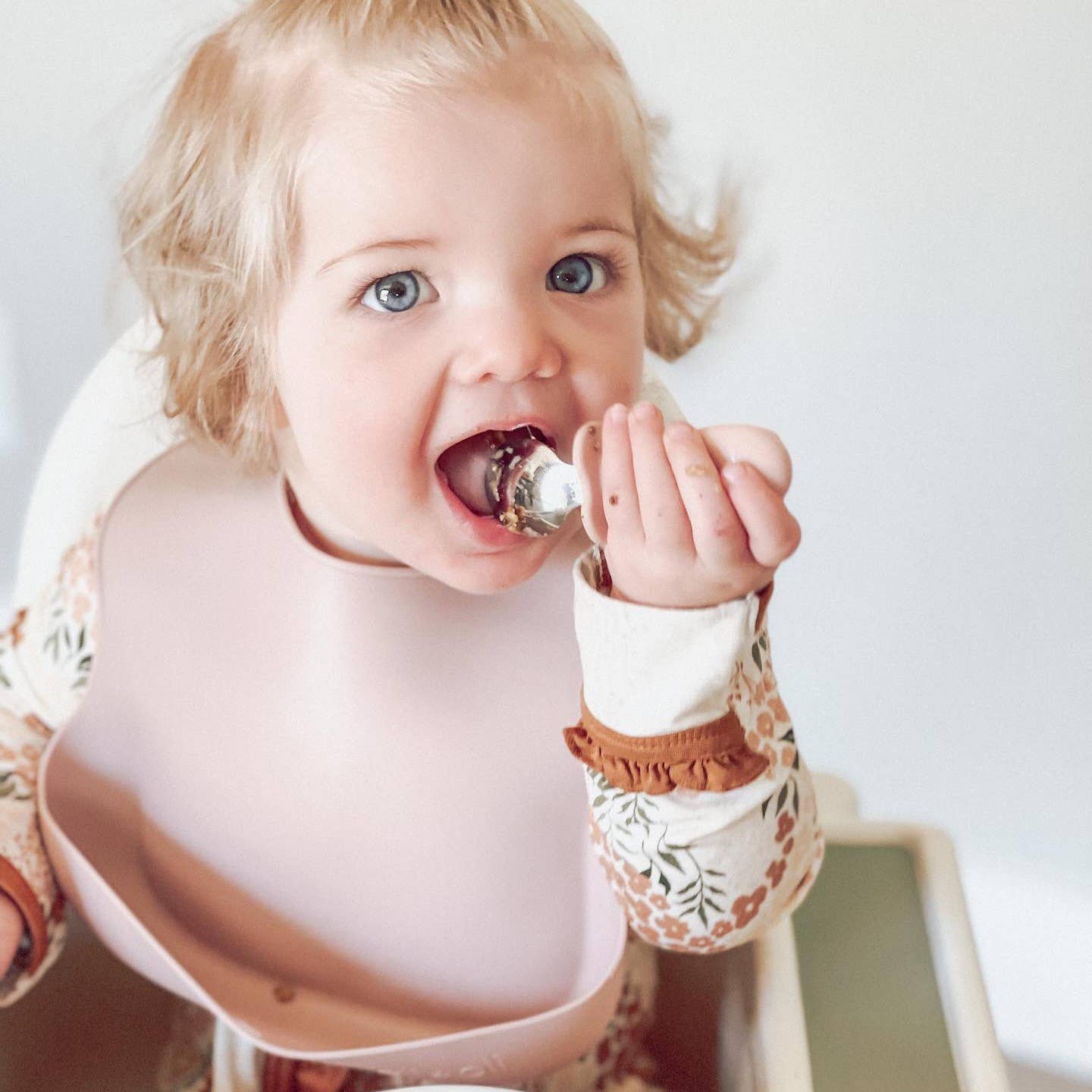 Pink Spoon & Fork Learning Set