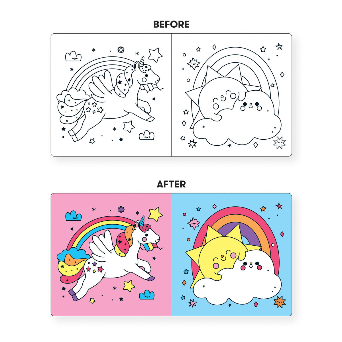 Unicorn Dreams Color Magic Bath Book – My Urban Toddler Kid's Clothing