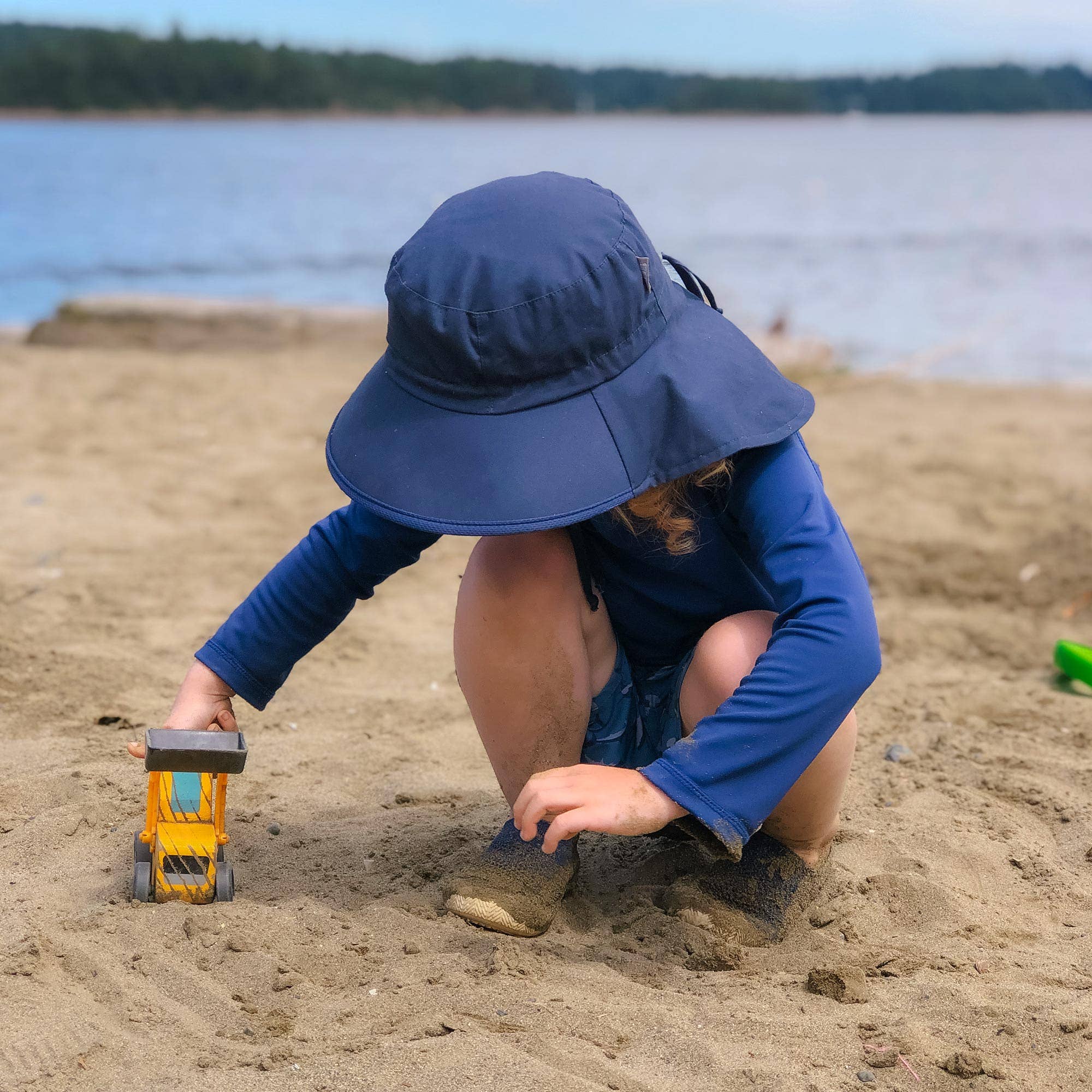 Navy Cotton Adventure Hat