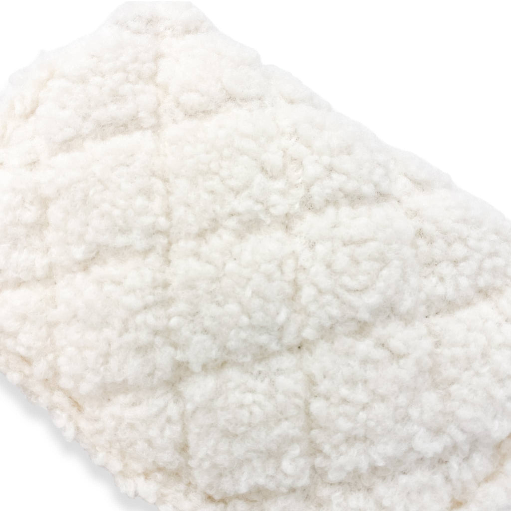 Sherpa Mixed Quilted Purse