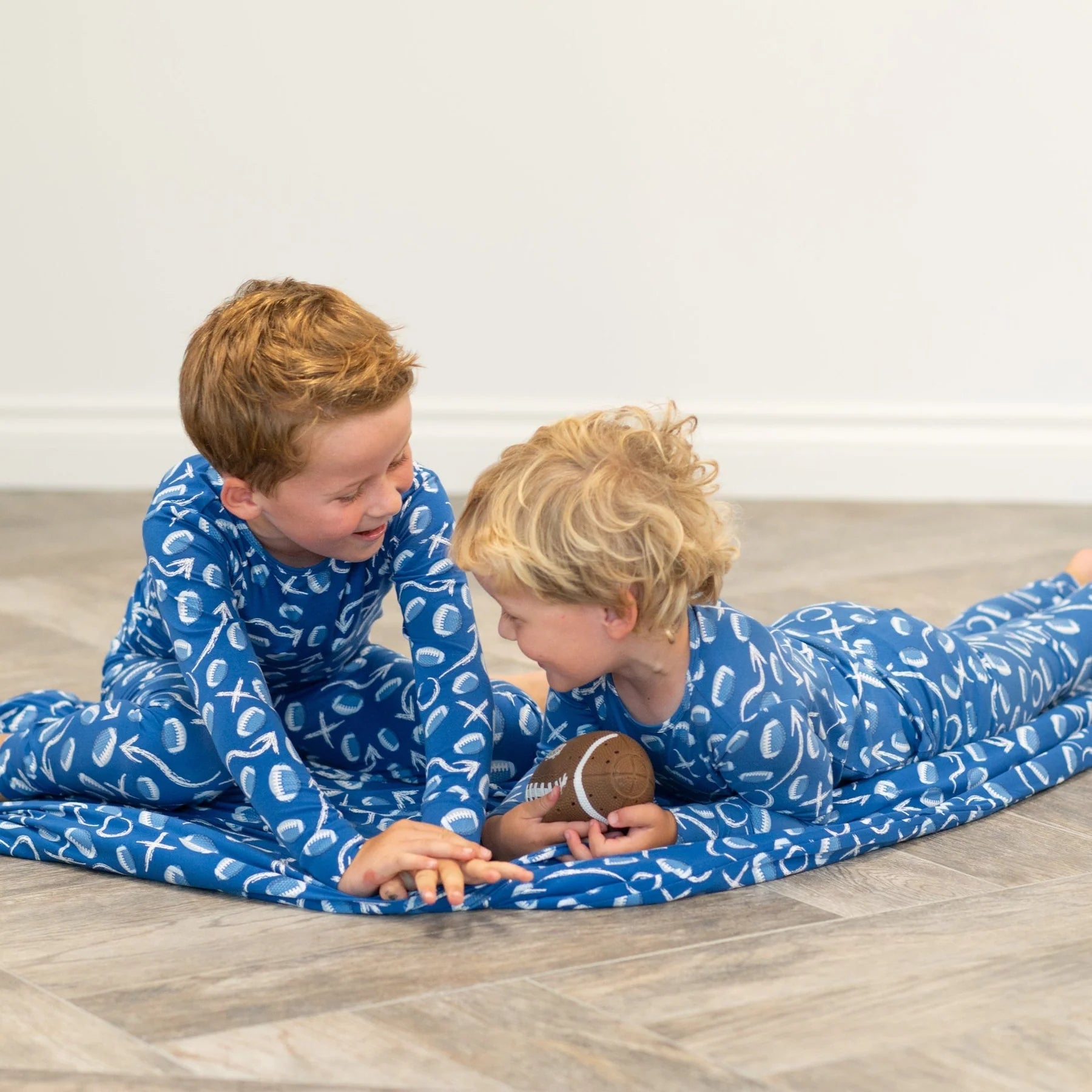 Blue Football Allen Pajamas (Toddler)
