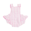 Candy Stripe Ric-Rac Ruffle Sunsuit