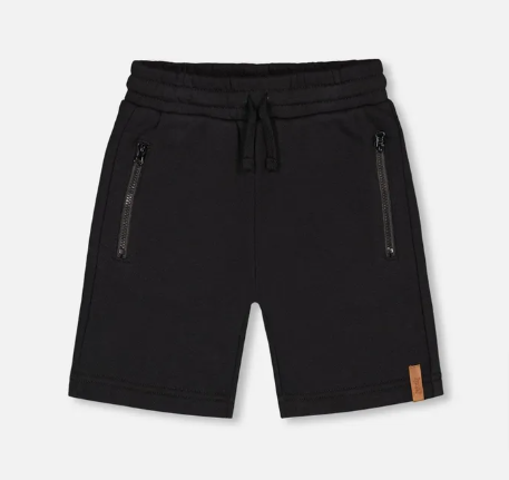 Anthracite French Terry Shorts Zipper