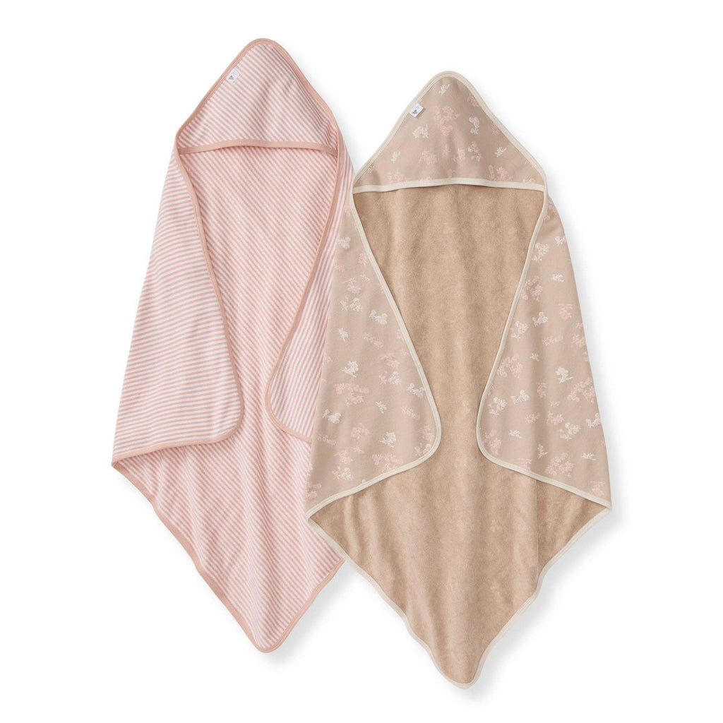 Whimsical Floral Organic Knit Terry Towels