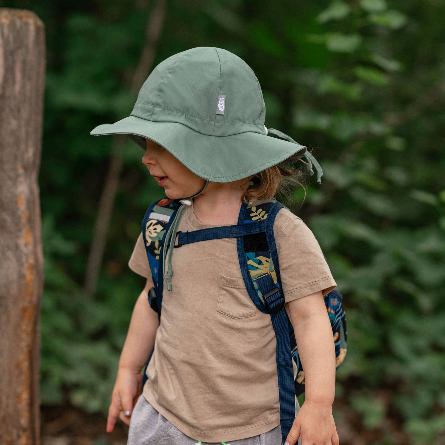 Juniper Green | Cotton Floppy Hat