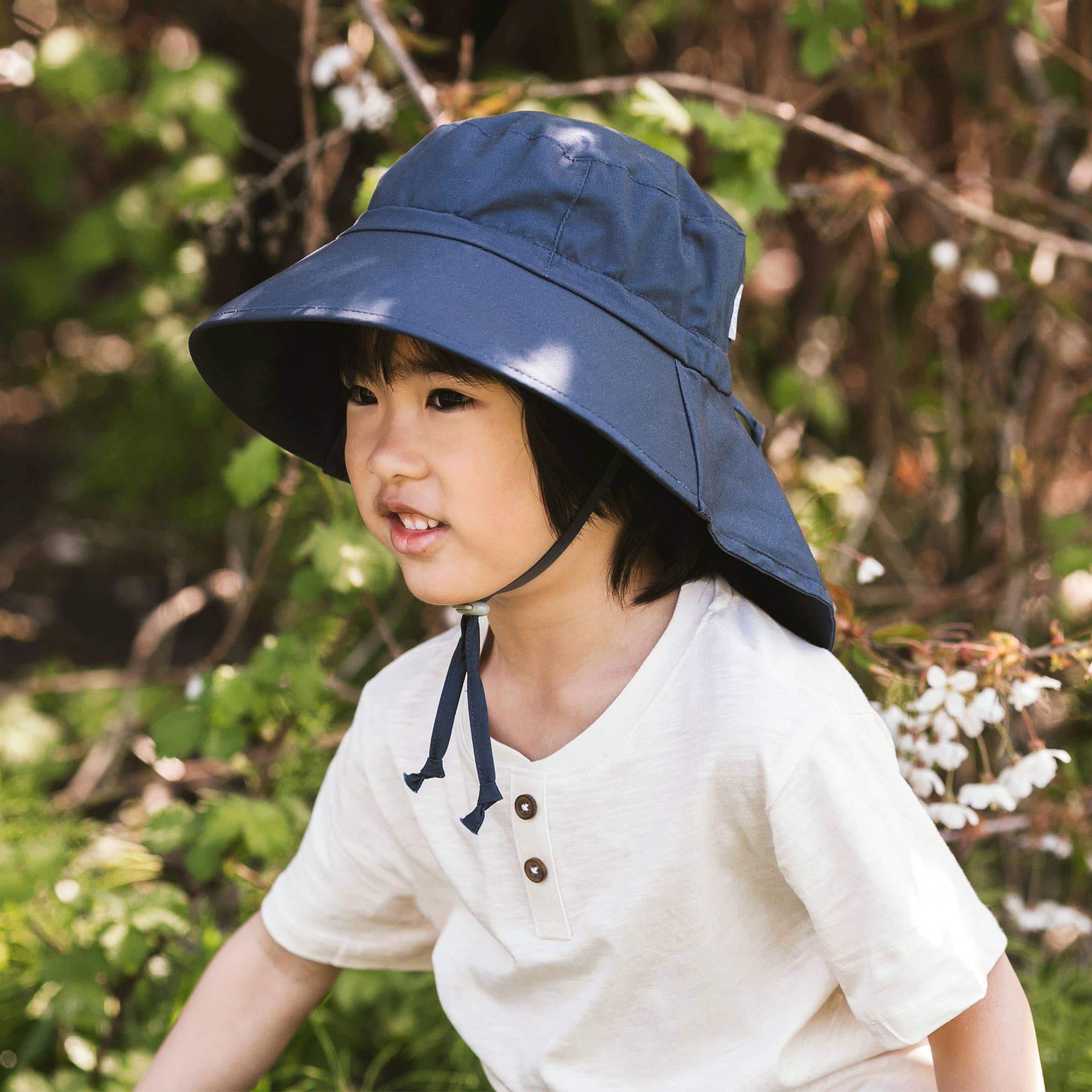 Navy Cotton Adventure Hat