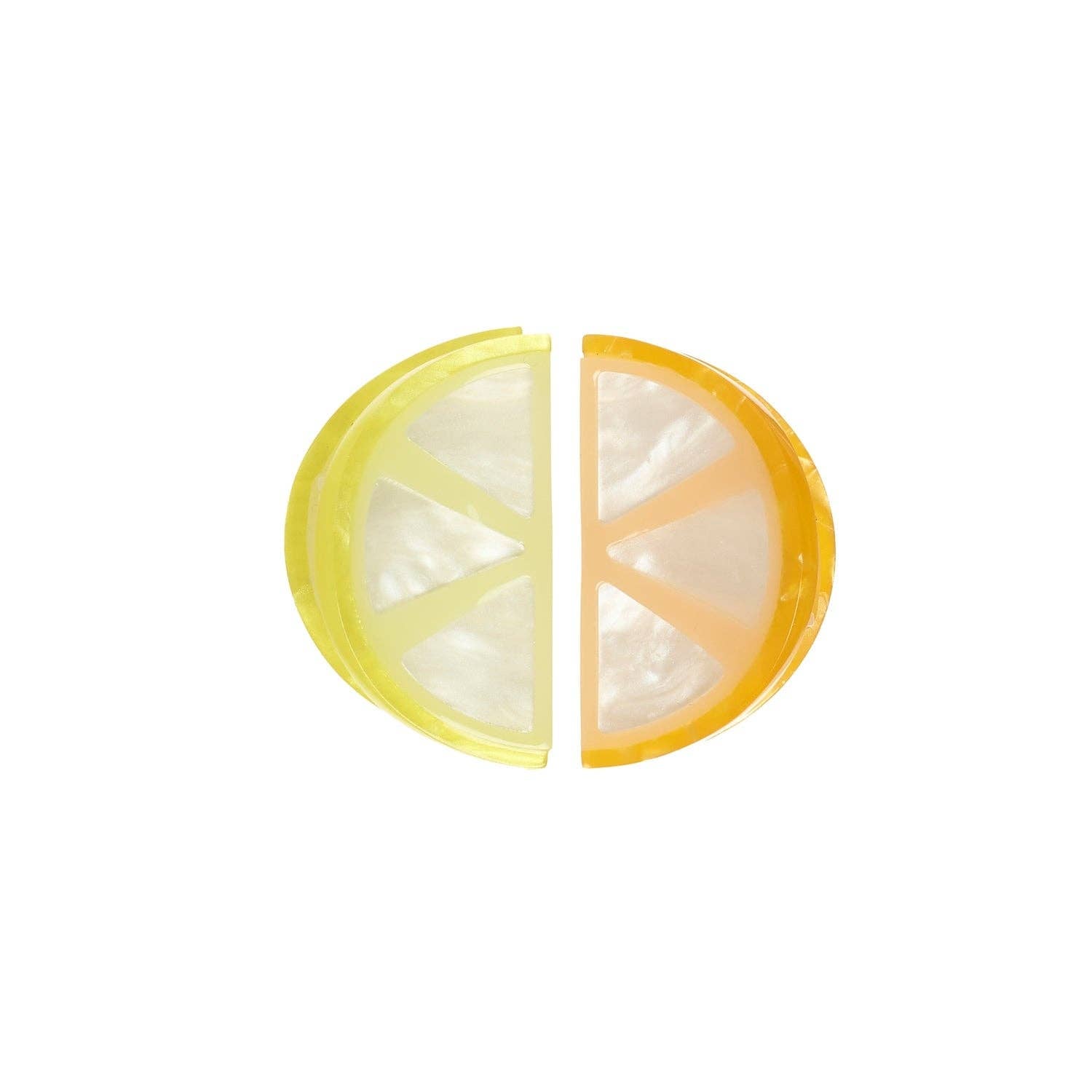 Citrus Slice Claw Clips 2 Pack