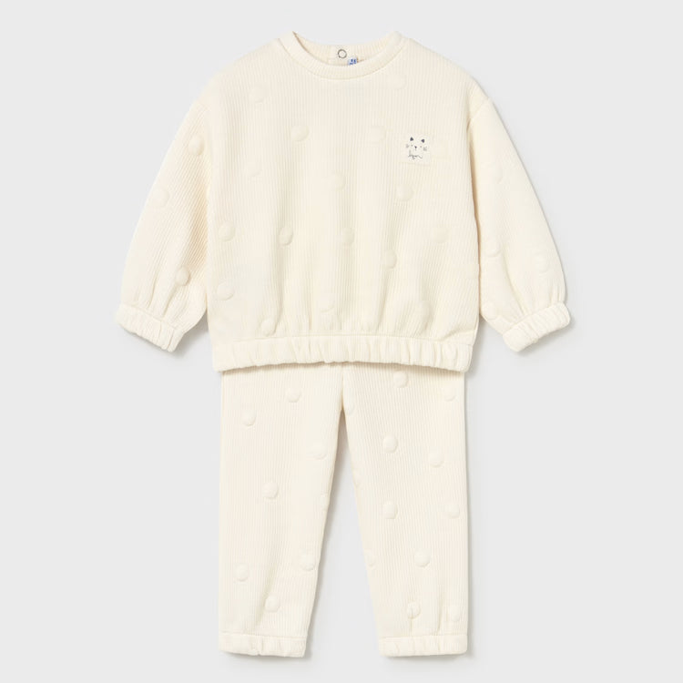 Macchiato Cream Padded Tracksuit
