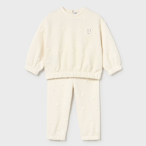 Macchiato Cream Padded Tracksuit