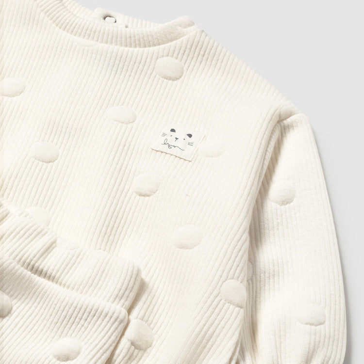 Macchiato Cream Padded Tracksuit