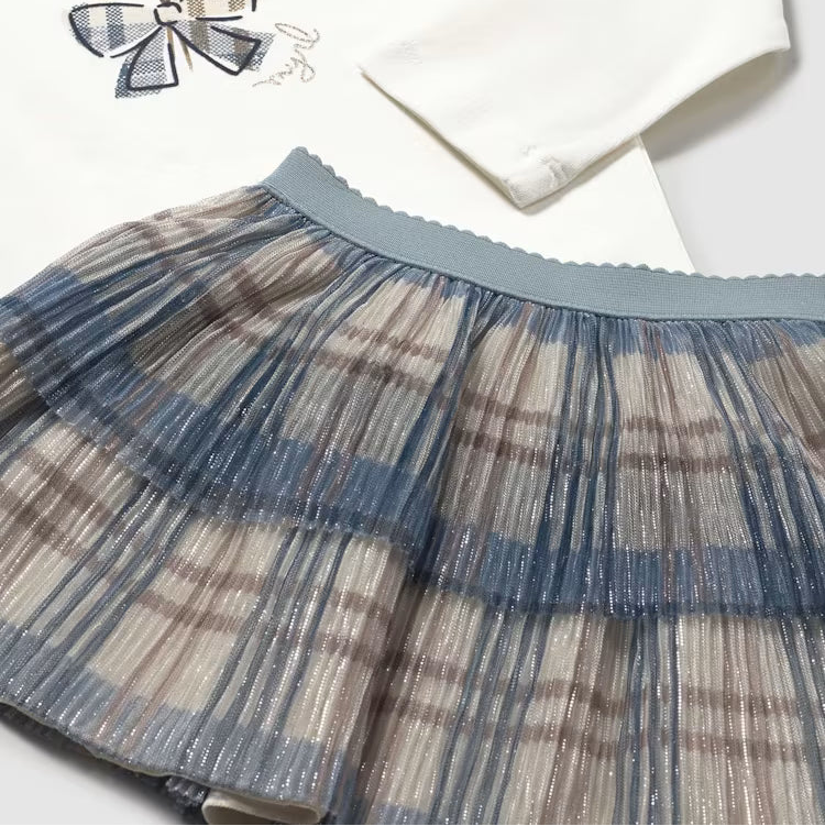 Blue Bell Plaid Skirt