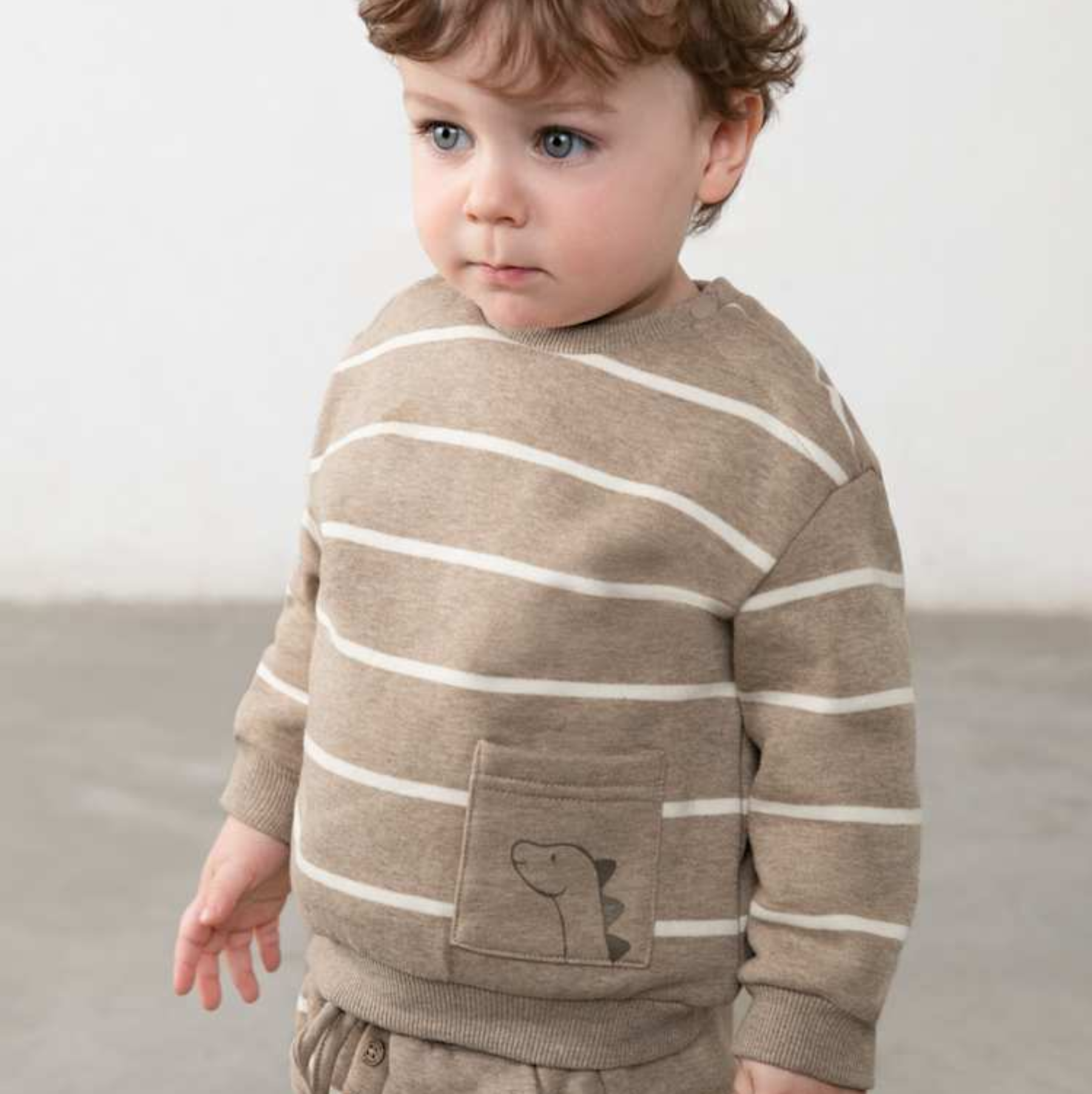 Truffle Stripe Pullover
