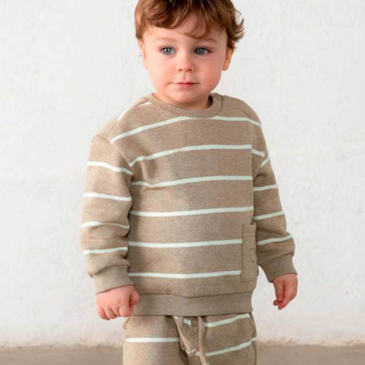 Truffle Stripe Pullover