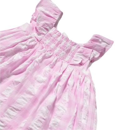 Pink Vichy Dress with Bloomers