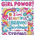 Notebook Doodles Girl Power! - Coloring Book for Tweens