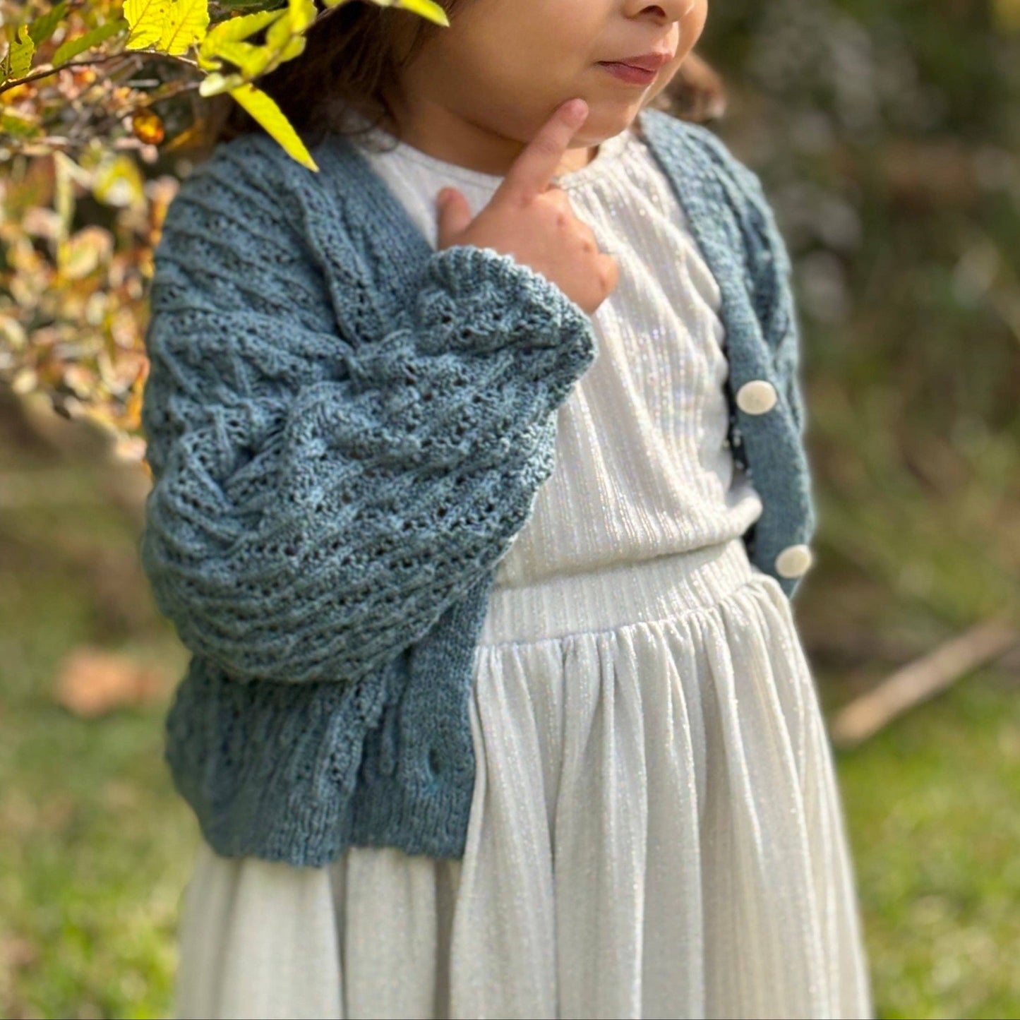 Margot Cardigan in Blue (Baby)