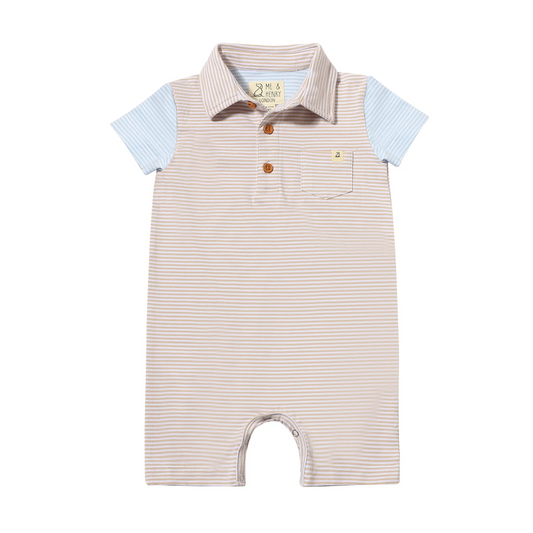 Beige Sky Saltash Polo Romper