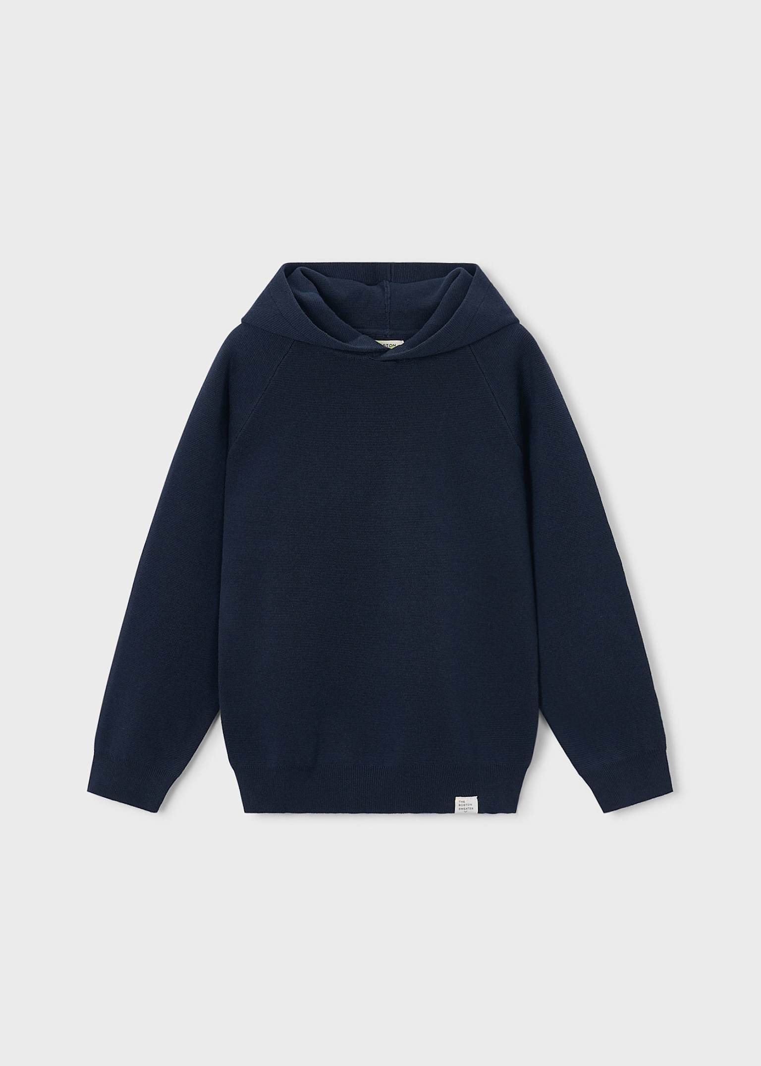 Navy Hooded Sweater