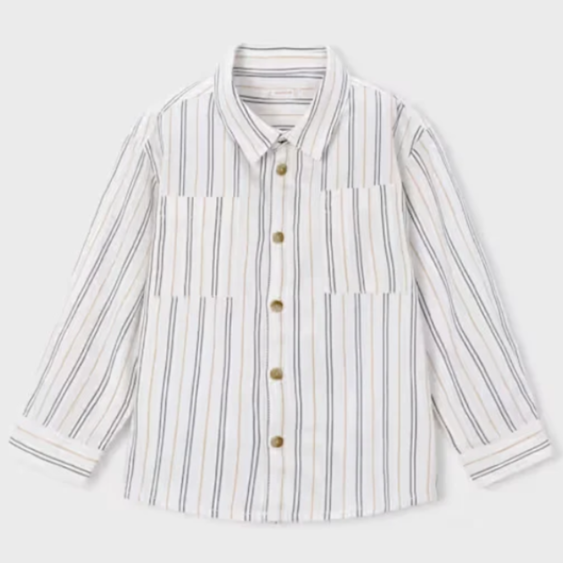 Ink Blue Stripe Button Up Shirt