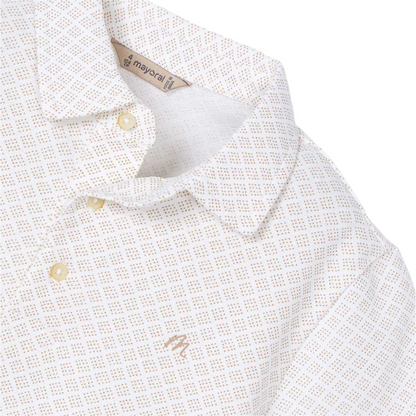 Sand Geometric Polo