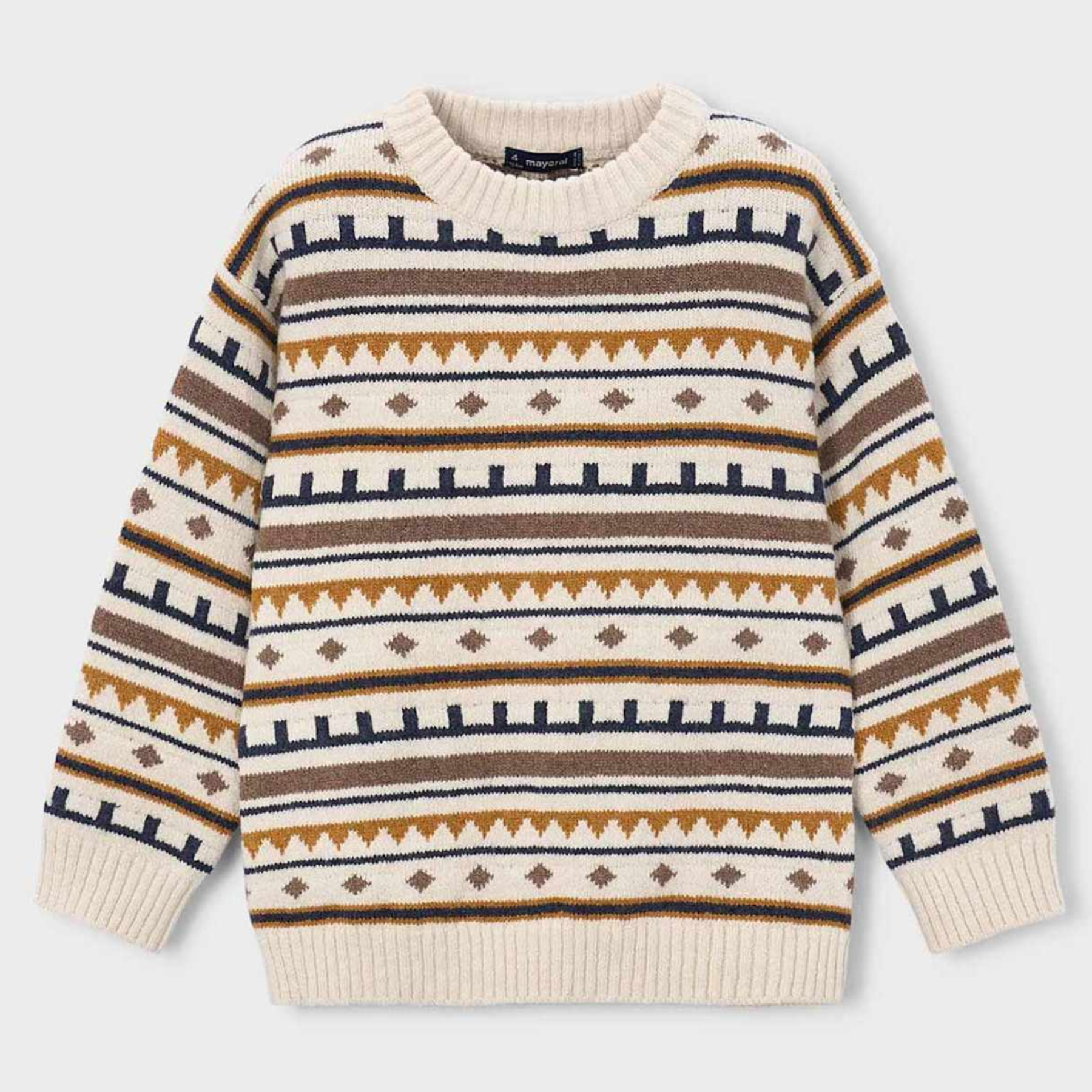 Oat Jacquard Sweater
