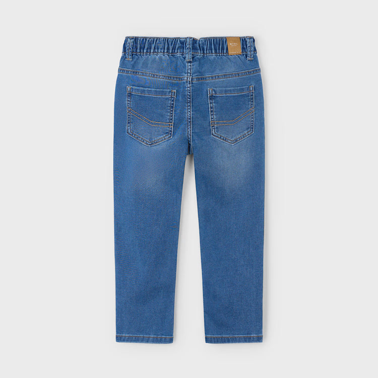 Medium Wash Soft Denim Jogger