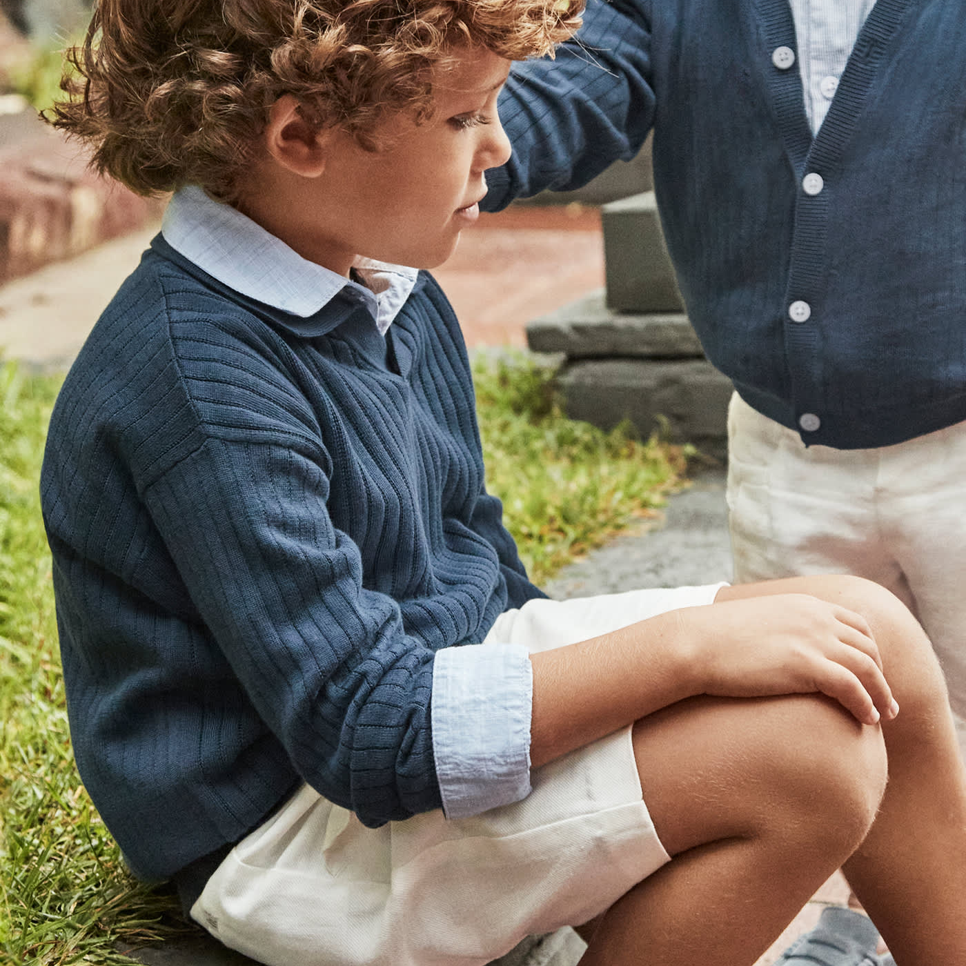 Midnight Polo Collar Sweater