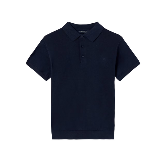 Navy Blue Kids Sweater Polo