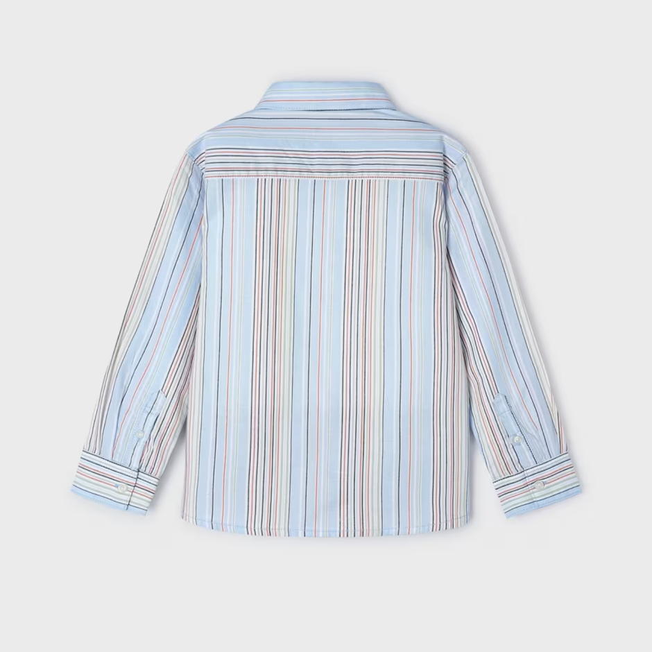 Sky Blue Stripes Oxford Shirt