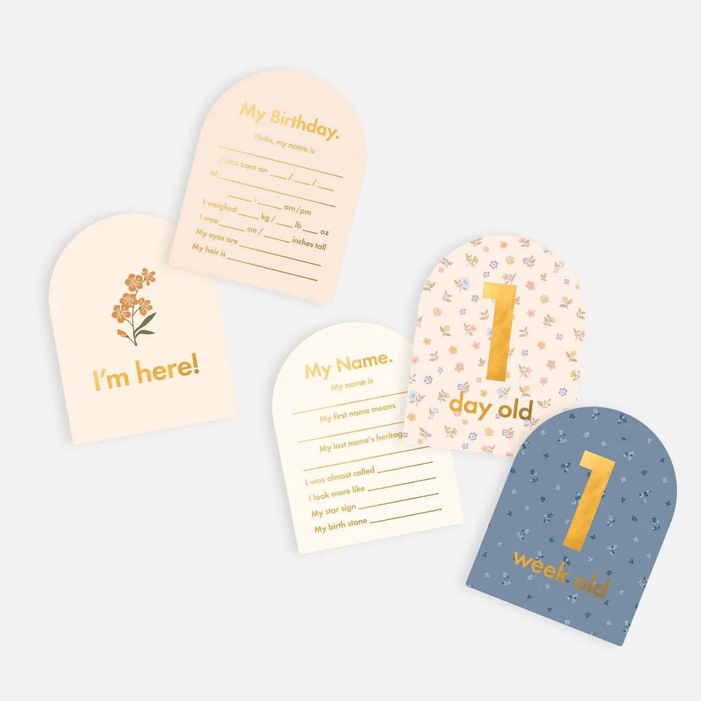 Broderie Baby Milestone Cards