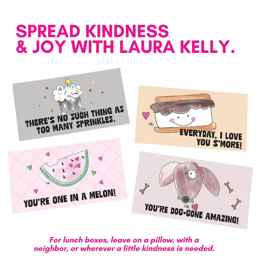 Sprinkle Kindness Affirmation Card Lunch Notes