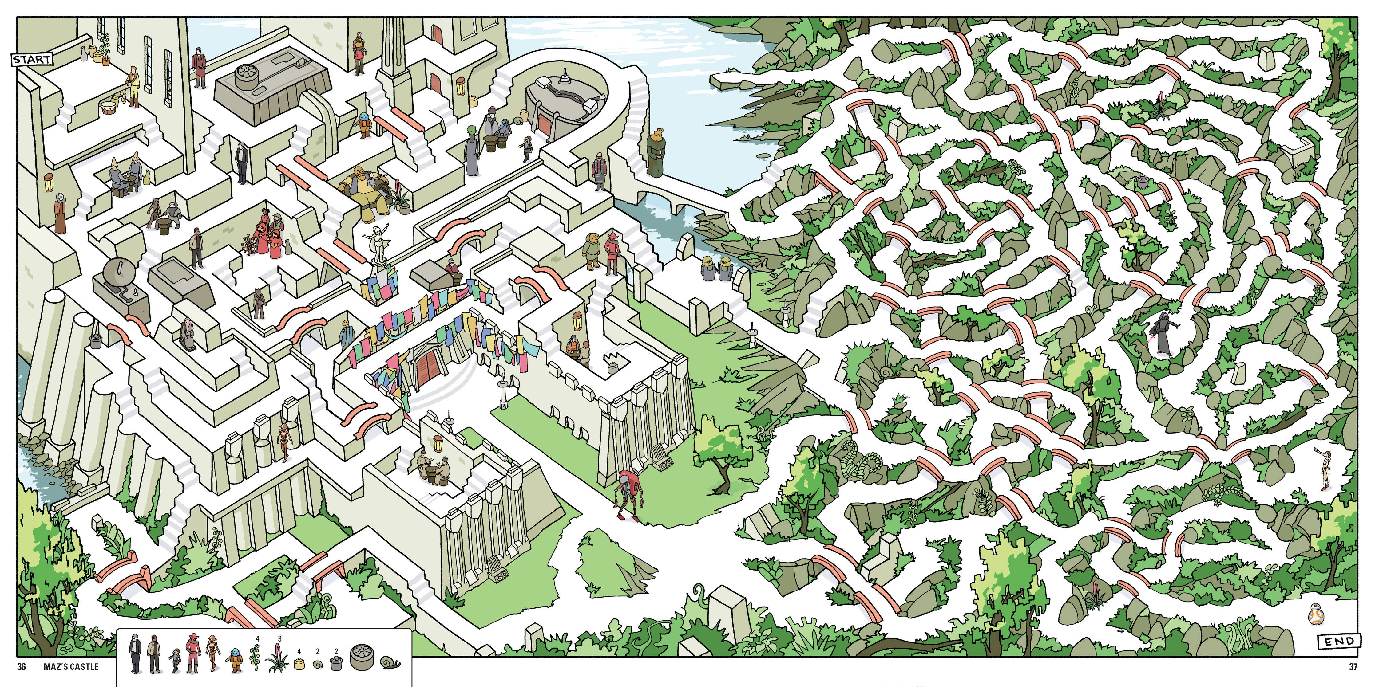 Star Wars Mazes