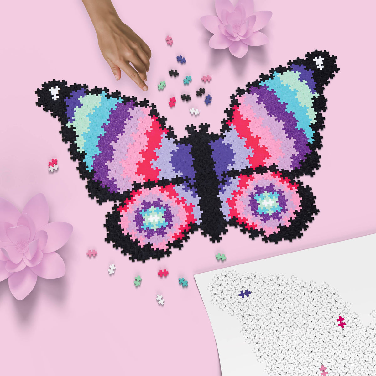 Butterfly Puzzle by Number