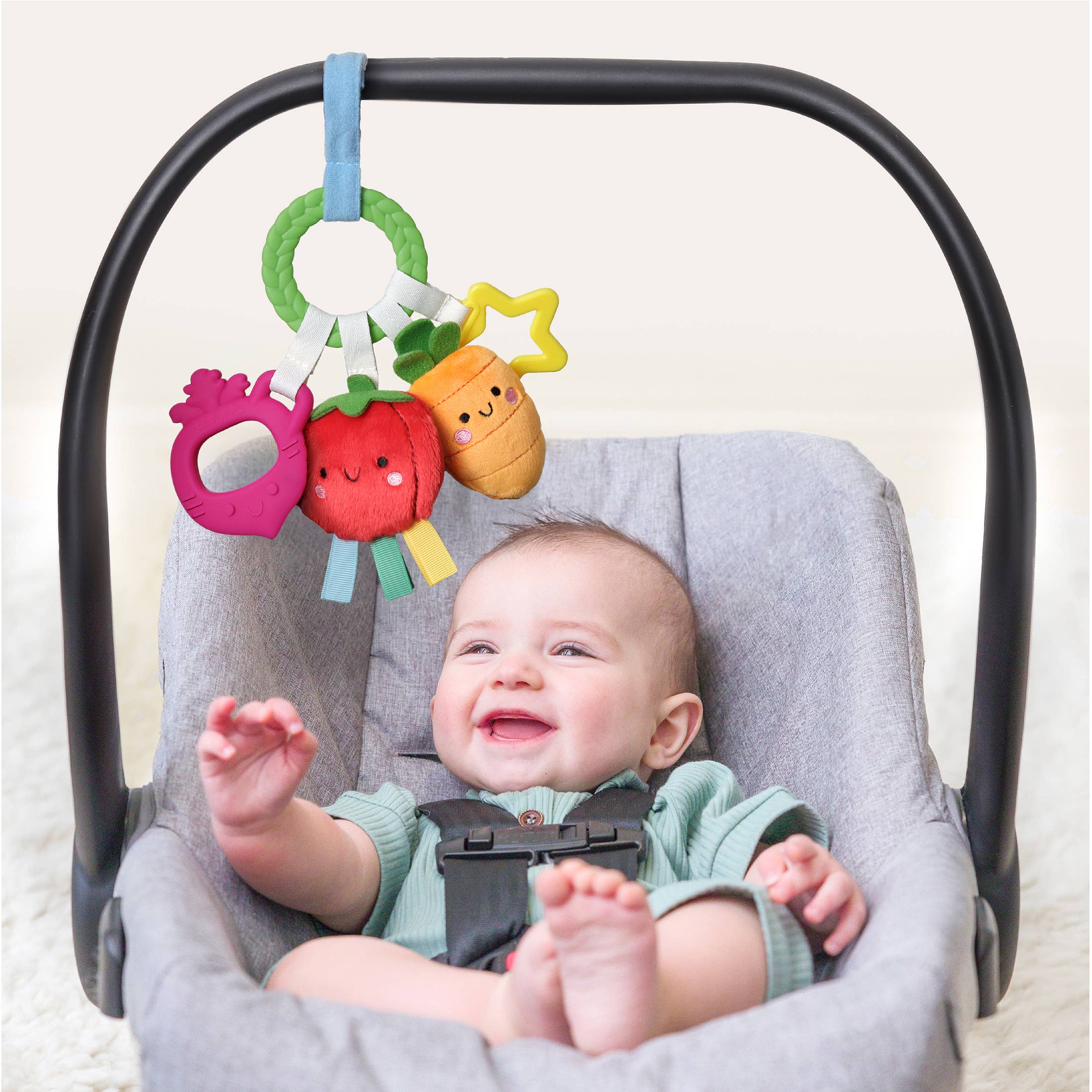 Bitzy Busy Ring™ Teething Activity Toy