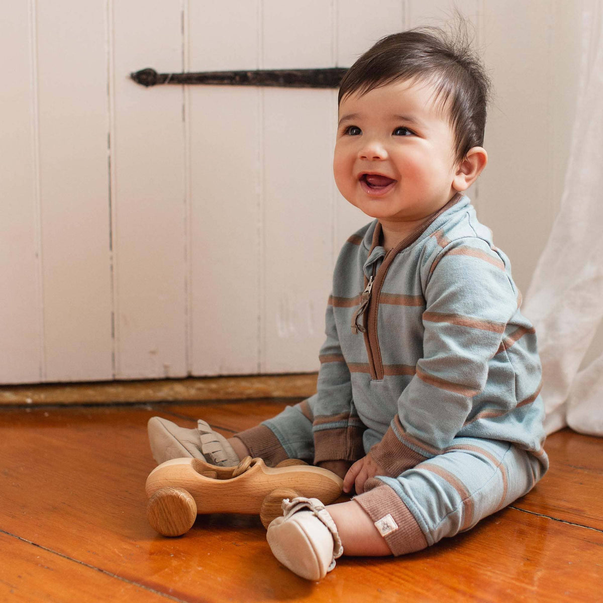 Copenhagen Blue Stripe Jumpsuit