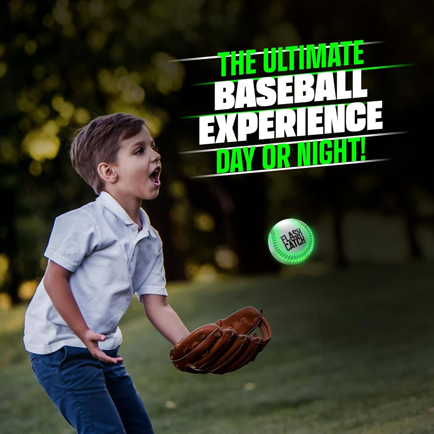 Holografischer Leuchtender Baseball – Glow In The Dark Ball Für Kinder & Baseball-Fans